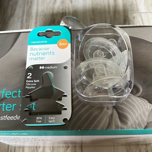 • Nanobebe bottle starter set plus more • - Picture 2 of 12